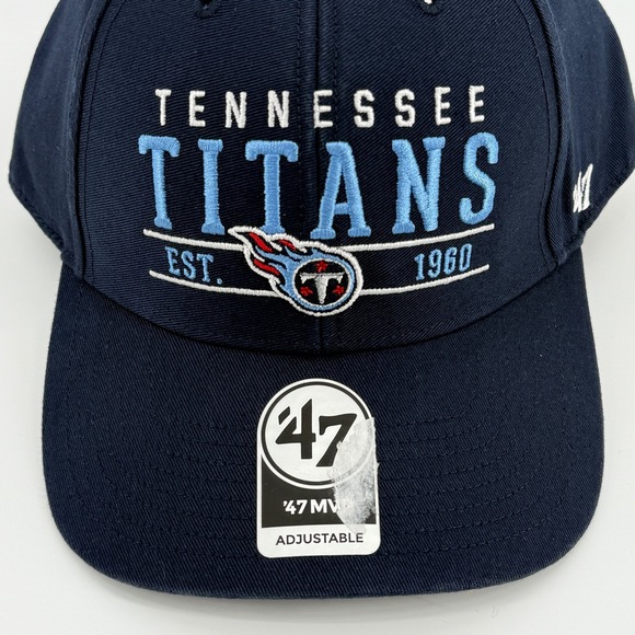 Tennessee Titans 47 Brand NFL Navy Blue Adjustable Baseball Cap Hat Football NEW - Picture 12 of 12